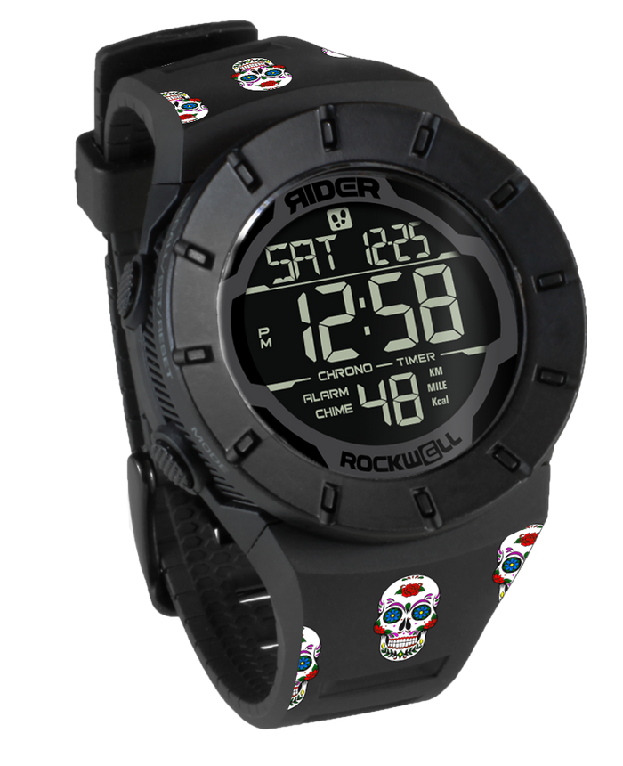 The Coliseum Fit™ - Sugar Skull FORUM EDITION (Phantom Black) Watch Rockwell Time