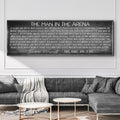 The Man In The Arena Sign VII Tailored Canvases