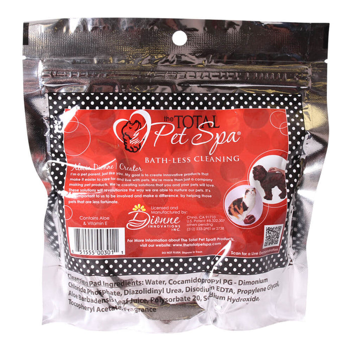 The Total Pet Spa Bath - Less Cleaning Pads, 16 ct - 008TTPS-00301 - White - Nutural - 1