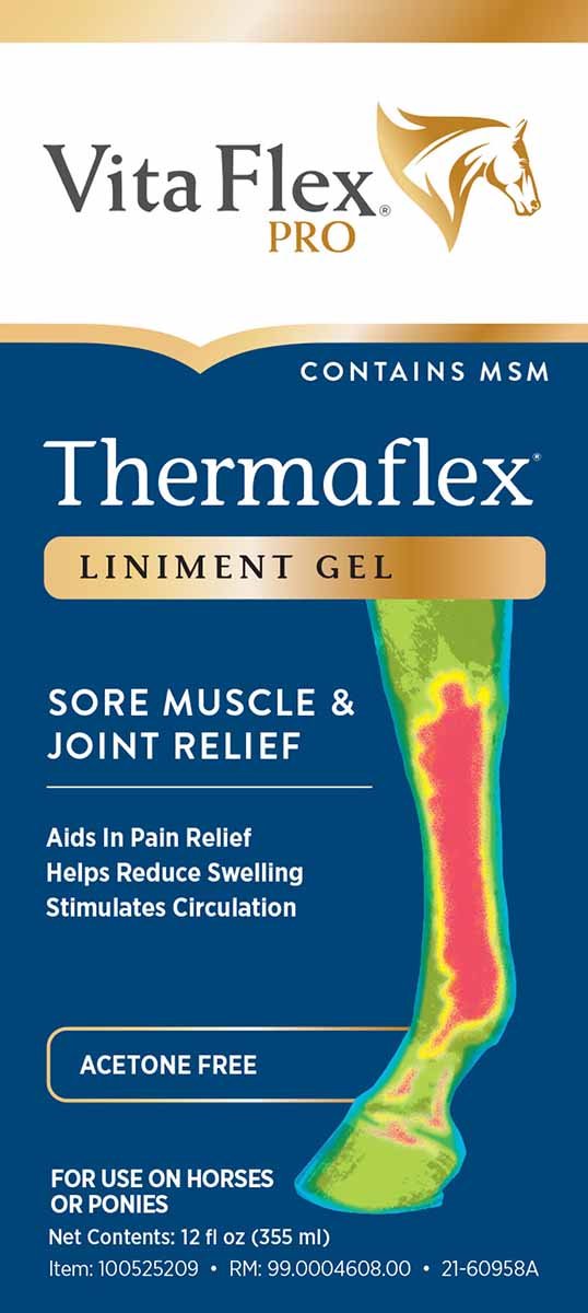 Thermaflex Liniment Gel with MSM, 12 oz - FATQ - 12 oz - 2
