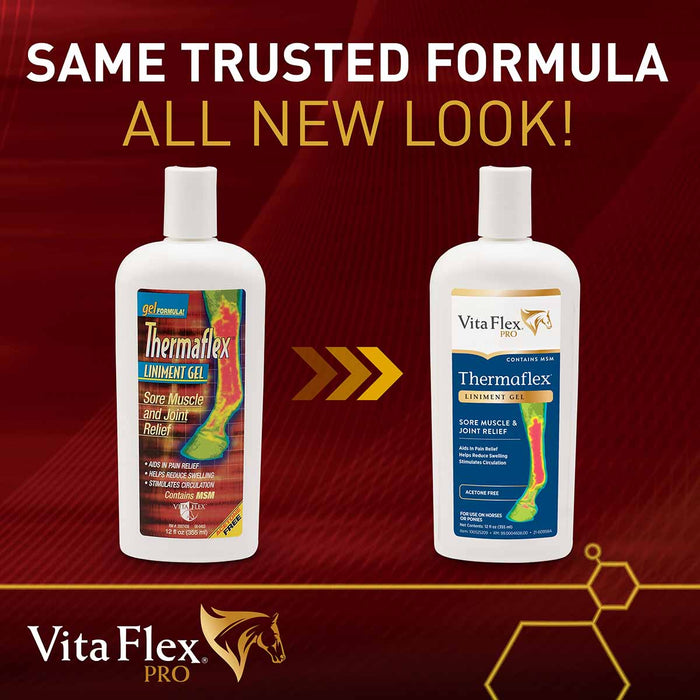 Thermaflex Liniment Gel with MSM, 12 oz - FATQ - 12 oz - 4