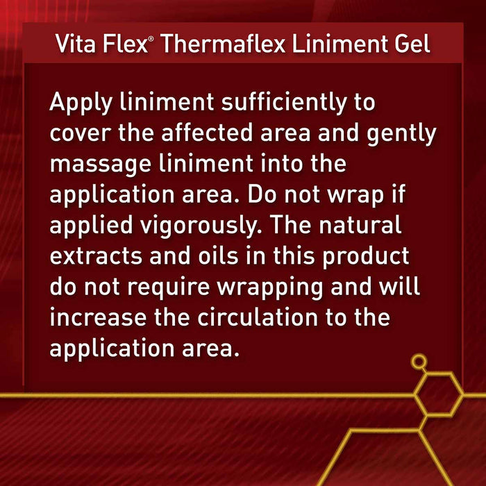 Thermaflex Liniment Gel with MSM, 12 oz - FATQ - 12 oz - 8