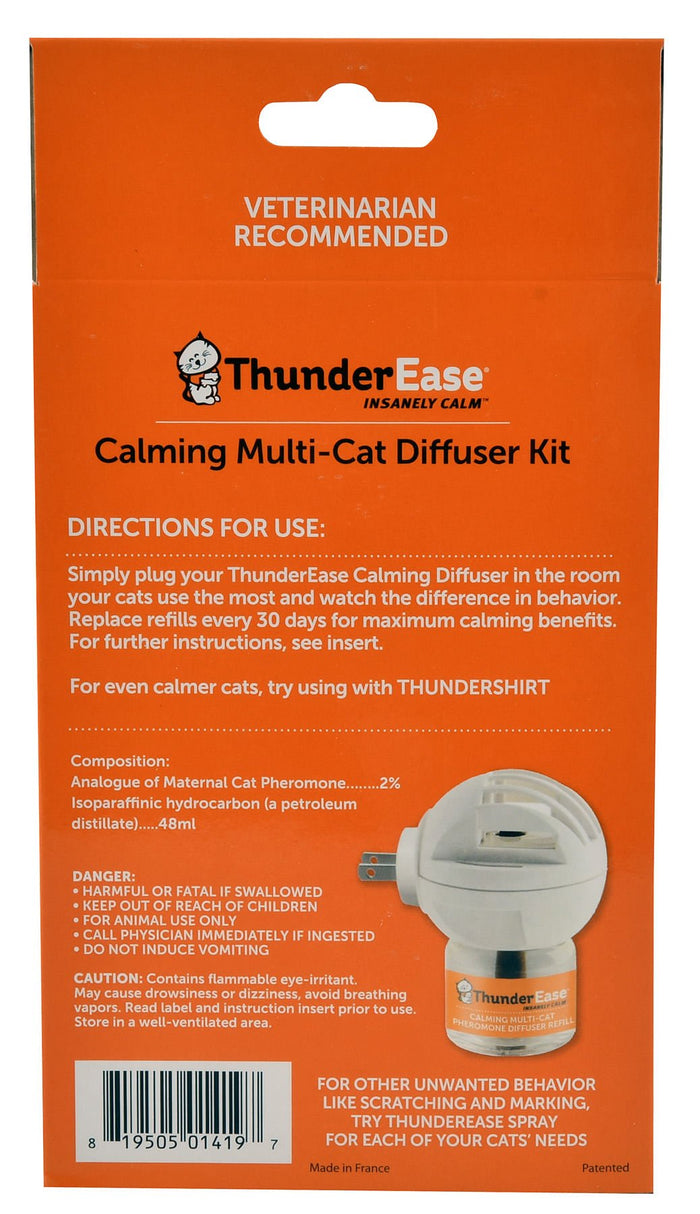ThunderEase Multi - Cat Calming Diffuser Kit - IT1C - 8