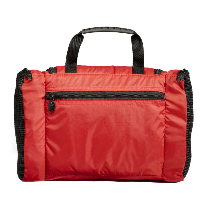 Red Traveling Toiletries Kit - back