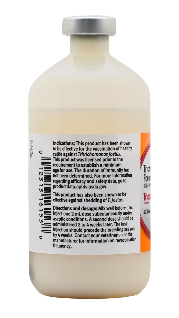 TrichGuard Cattle Vaccine - A9T6 - 50 Dose Vial - 5