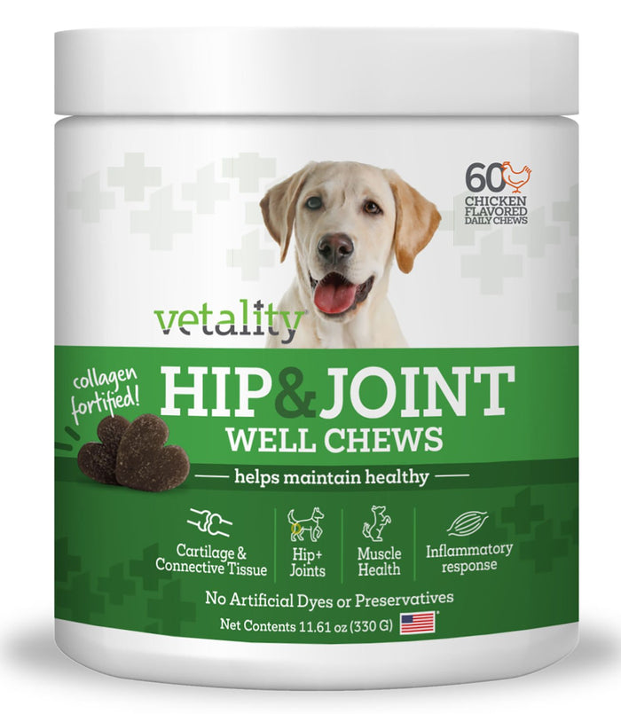 Triple Action Hip + Joint Soft Chews for Dogs, 60 ct - TVB24 - 1