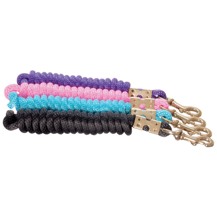 Triple E Mini Poly Horse Lead Rope with Bolt Snap, 7" - T3PG - Purple - 4