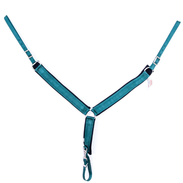 Triple E Nylon Draft Horse Breast Collar - T3NS - Black - 7