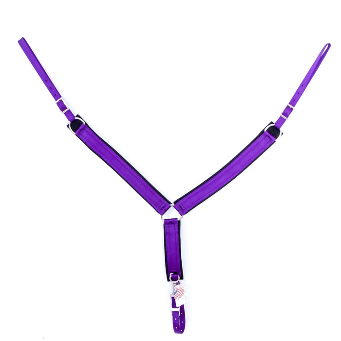 Triple E Nylon Draft Horse Breast Collar - T3NS - Black - 8