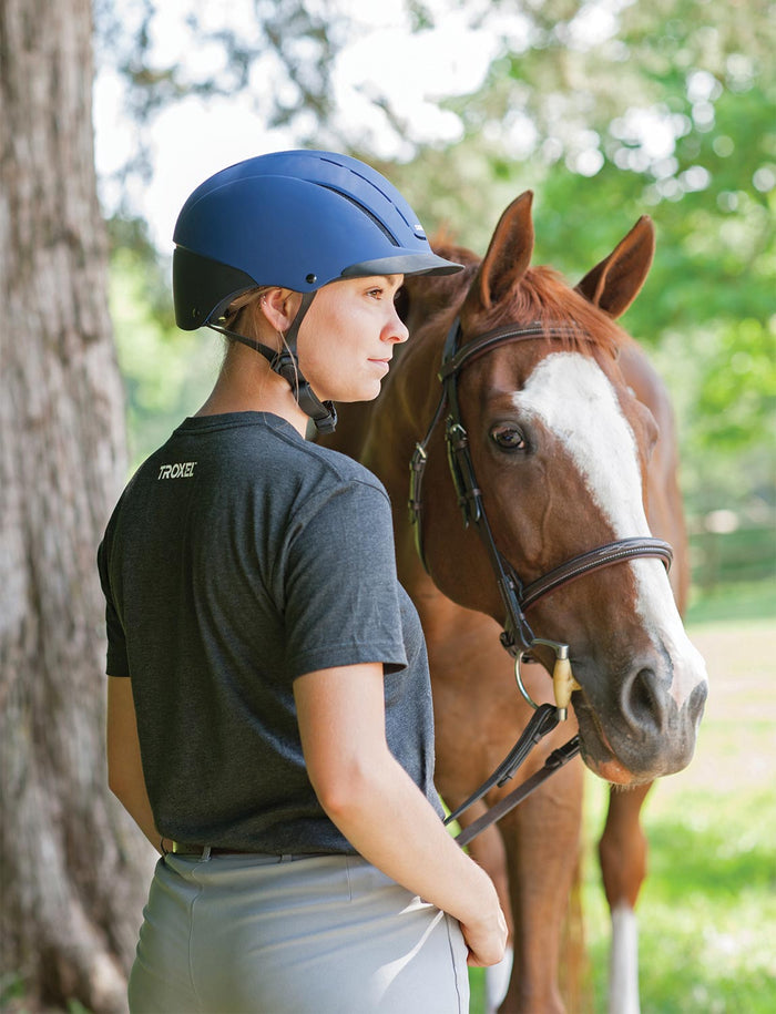 Troxel Spirit Riding Helmet - LU24 - Black Duratec - XSmall - 8