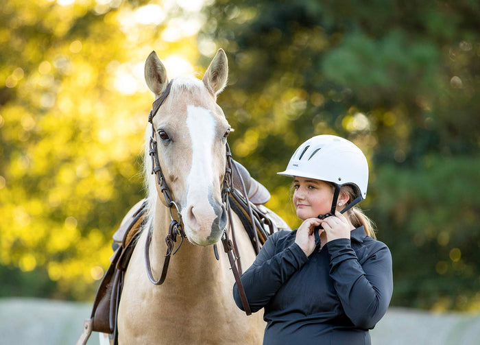 Troxel Sport 2.0 Equestrian Riding Helmet - LU1J3 - White - XSmall - 22