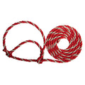 Troyer's Fully Adjustable Poly Heifer and Cow Halter - TYTC - Red/Red/Gray - 1