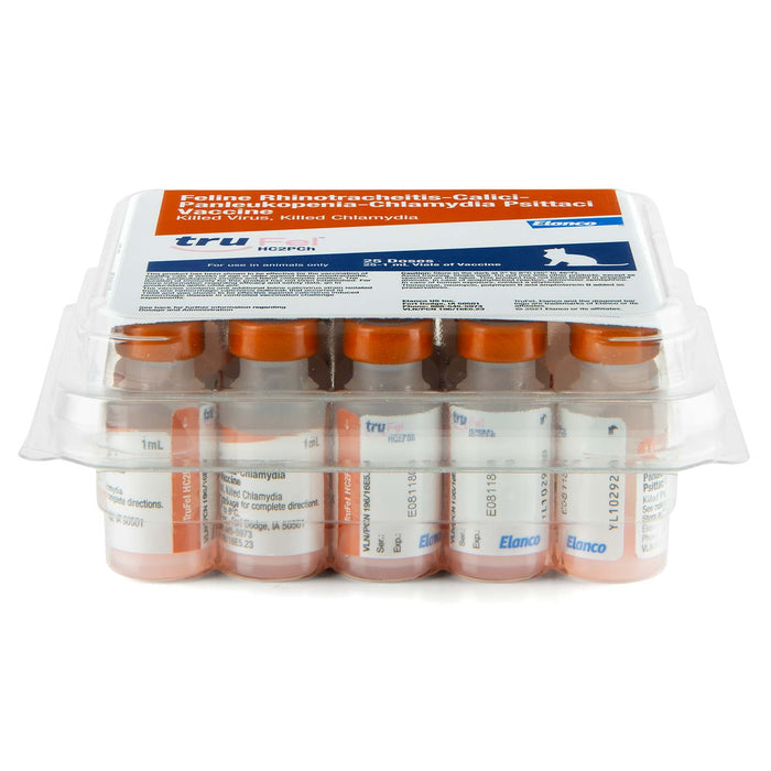 TruFel HC2PCh Cat Vaccine (formerly Fel - O - Vax IV + CaliciVax), 25 Single Doses - G5WQ - 25 Dose - 2