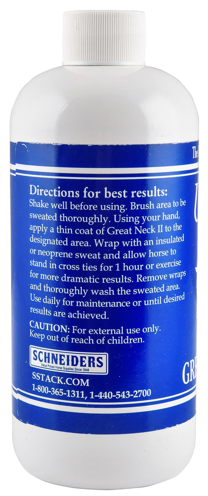 Ultra Great Neck II Sweating Solution for Horses - RJMB8 - 16 oz - 2