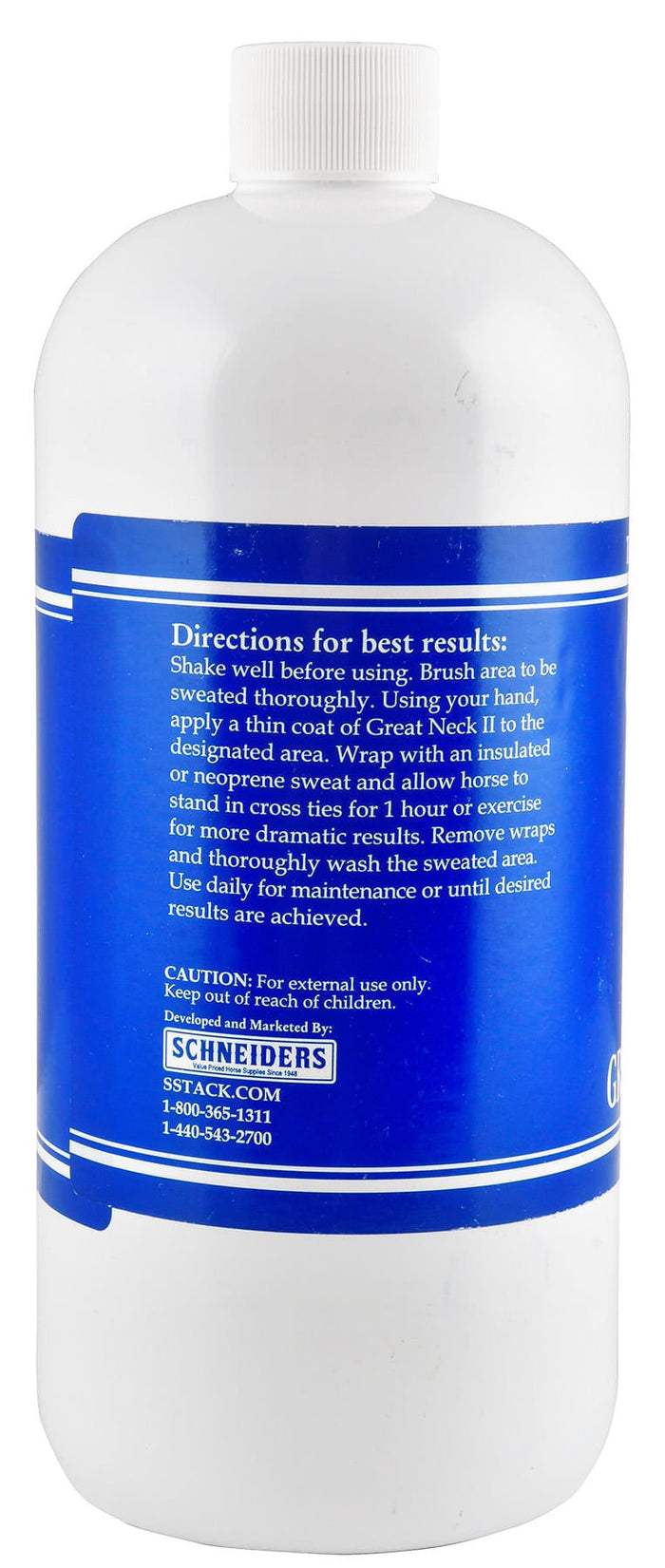 Ultra Great Neck II Sweating Solution for Horses - RJMB9 - 32 oz - 8