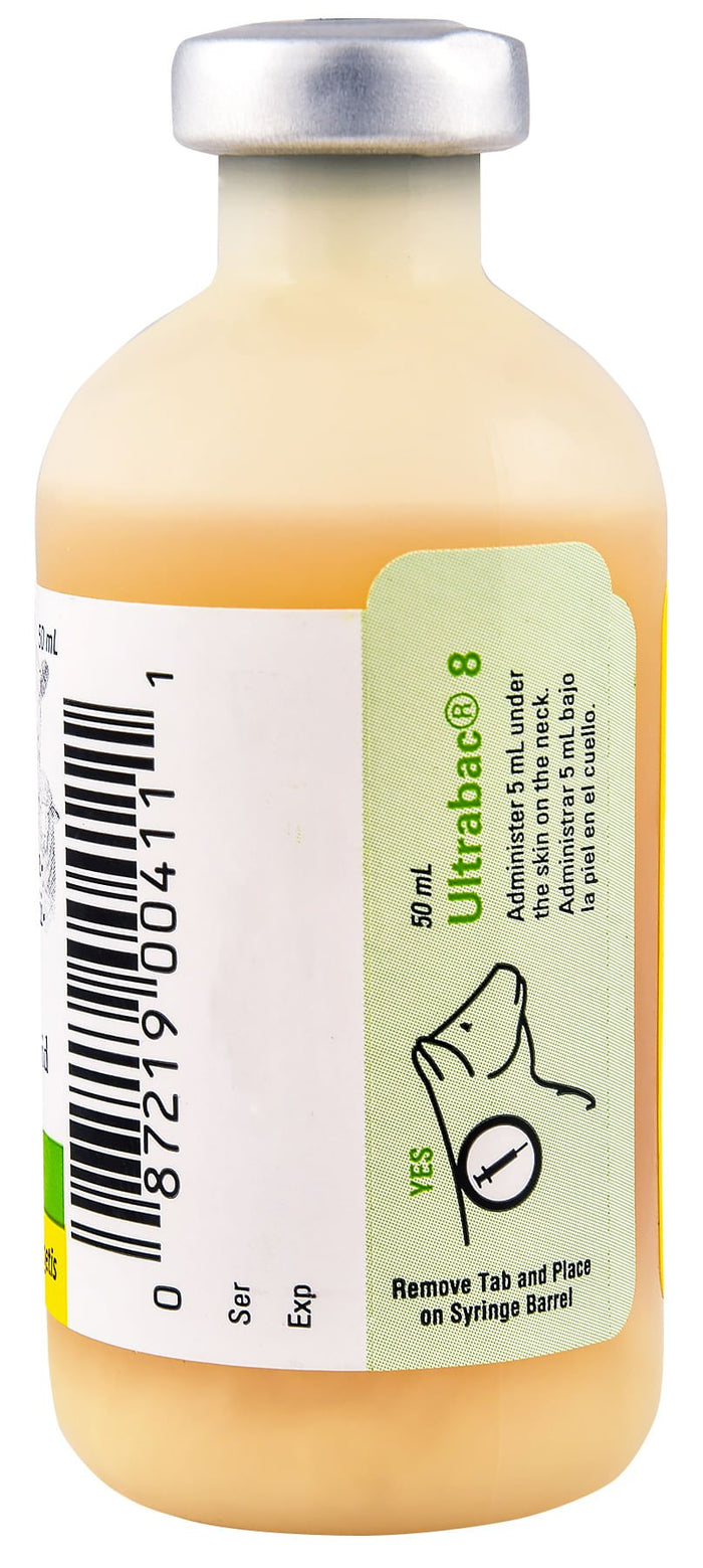 Ultrabac® 8 Blackleg Vaccine for Cattle & Sheep - N2UJ - 10 Dose Vial - 6