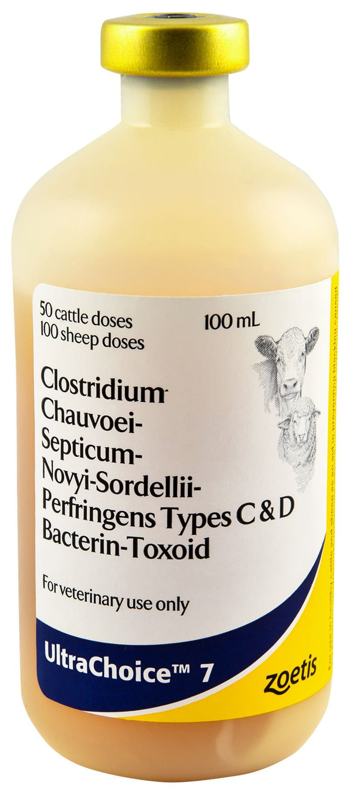 UltraChoice™ 7 Blackleg Vaccine for Cattle & Sheep - N2UB - 50 Dose - 2