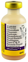 UltraChoice 8 Blackleg Vaccine for Cattle & Sheep - N2UD - 10 Dose - 1