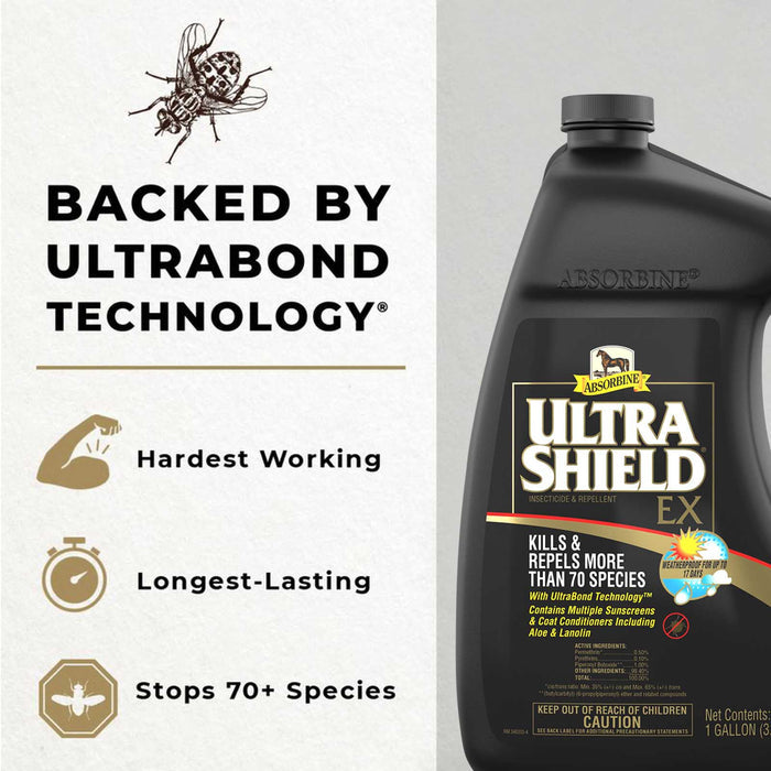 UltraShield EX Insecticide & Repellent - Y1UC - Spray - 32 oz - 5