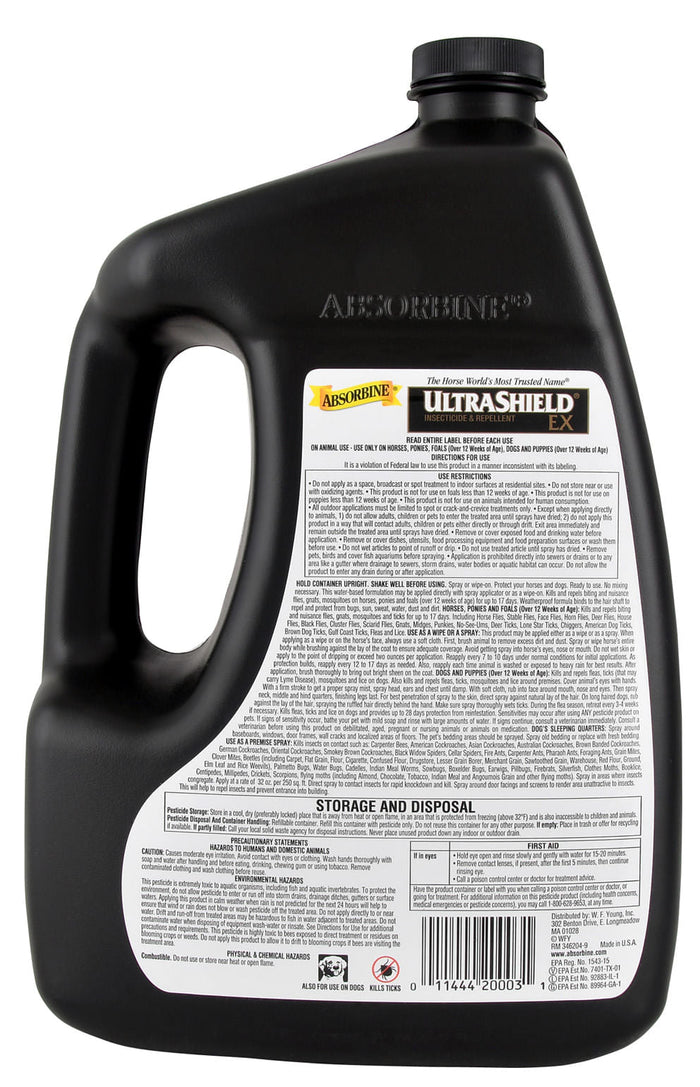 UltraShield EX Insecticide & Repellent - Y1UE - Refill - 1 gallon - 8