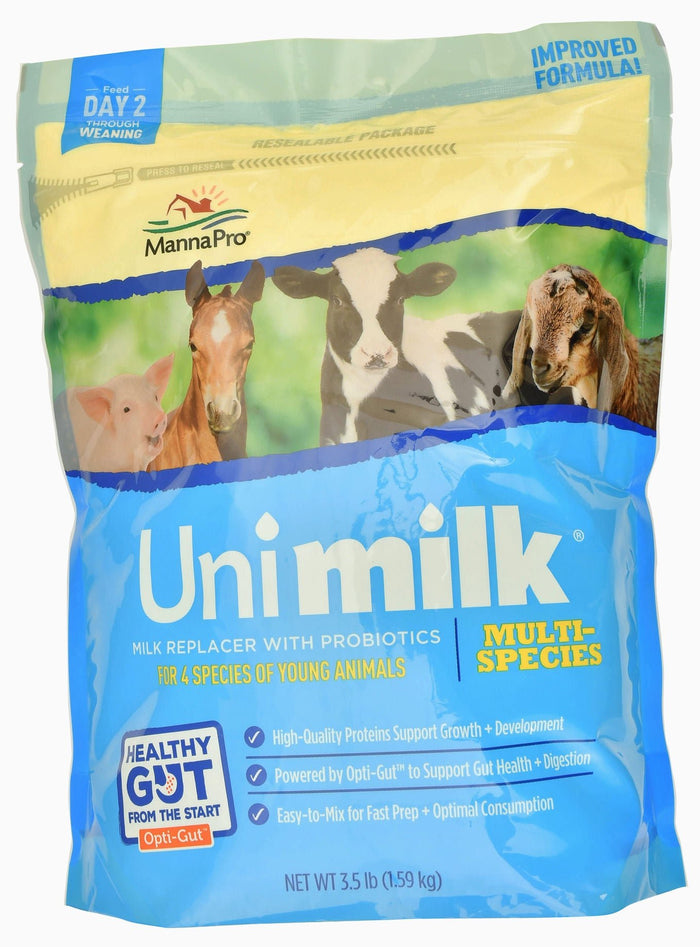 Unimilk Multi - Purpose Milk Replacer - CAU0 - 3 1/2 lbs - 4