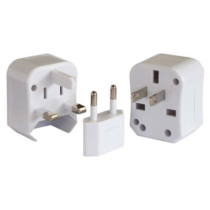 Universal European Adapter - for continental Europe, UK, Australia, and USA
