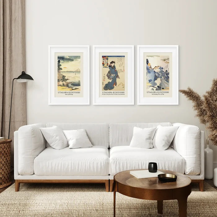 Utagawa Kuniyoshi Woodblock Painting Prints Wall Art Set