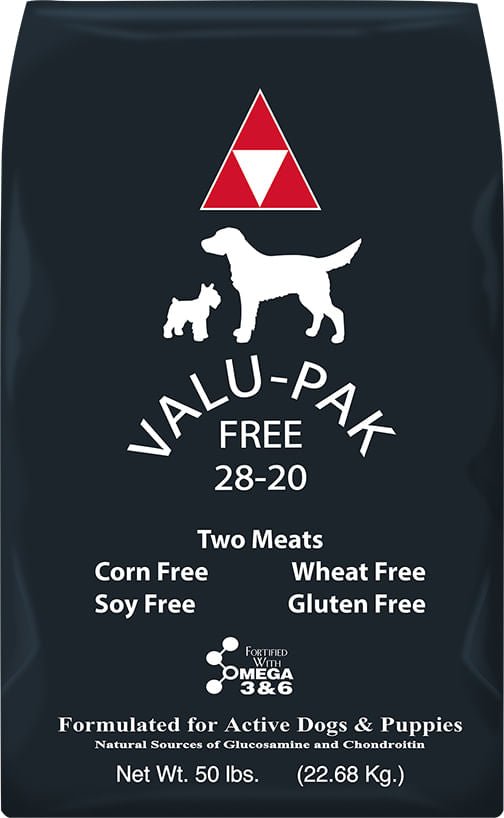 Valu - Pak Free 28 - 20 Performance Gluten Free Dry Dog Food for Active Dogs (Black Bag) - NWB1 - 50 lbs - 2