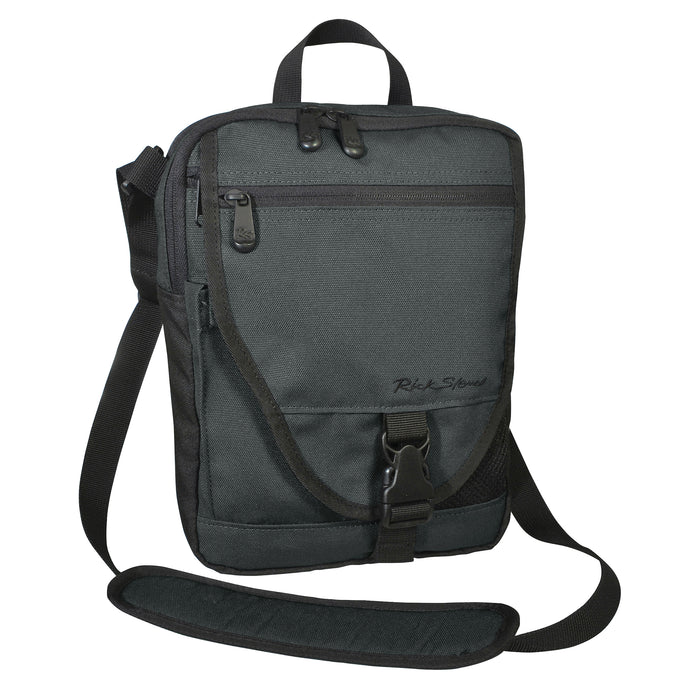 graphite crossbody purse front