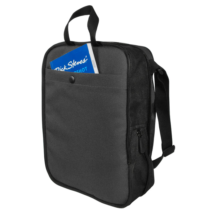 graphite crossbody purse back