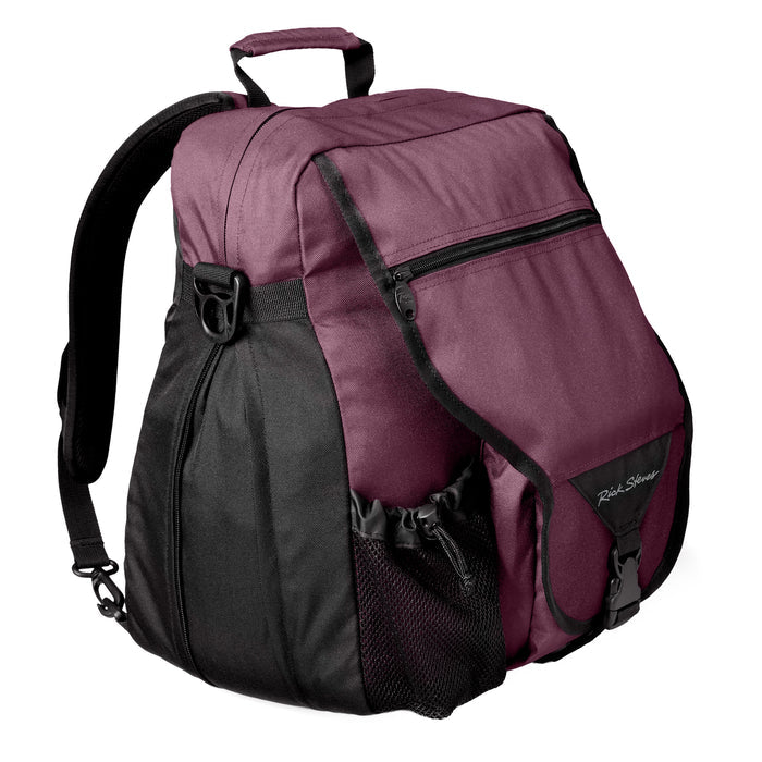 plum veloce shoulder bag expanded