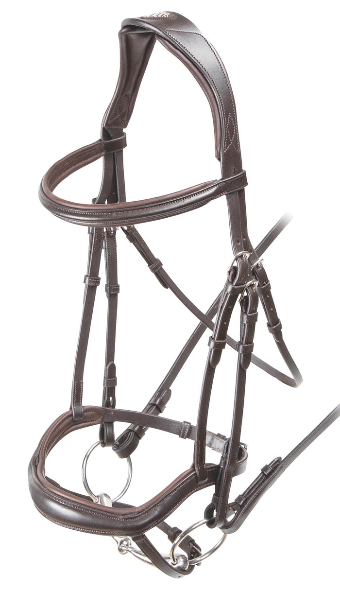 Velociti Ergonomic Flash Bridle - SEP1PP - Havana - Cob - 8