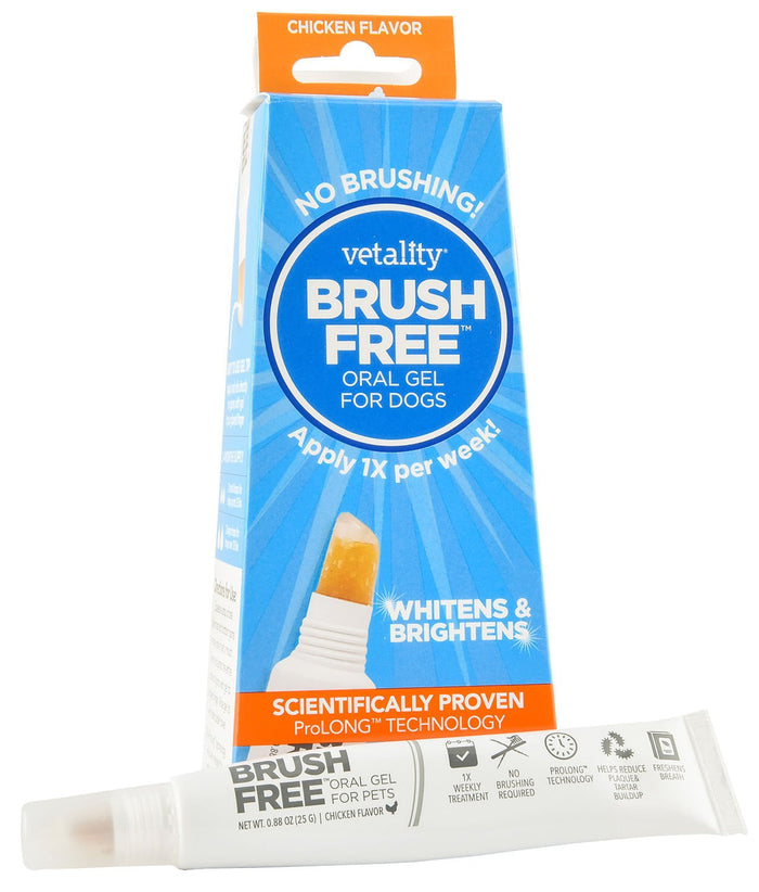 Vetality Brush Free Oral Gel for Dogs, 25g - TVB18 - 1