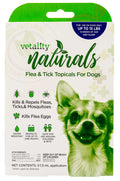 Vetality Naturals Flea & Tick Topicals for Dogs, 3 - pk - TVB2C - Dog under 15 lb - 1