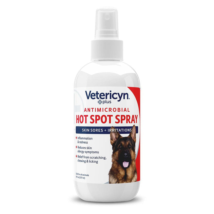 Vetericyn Plus Hot Spot Spray, 8 oz - LANV7 - 1