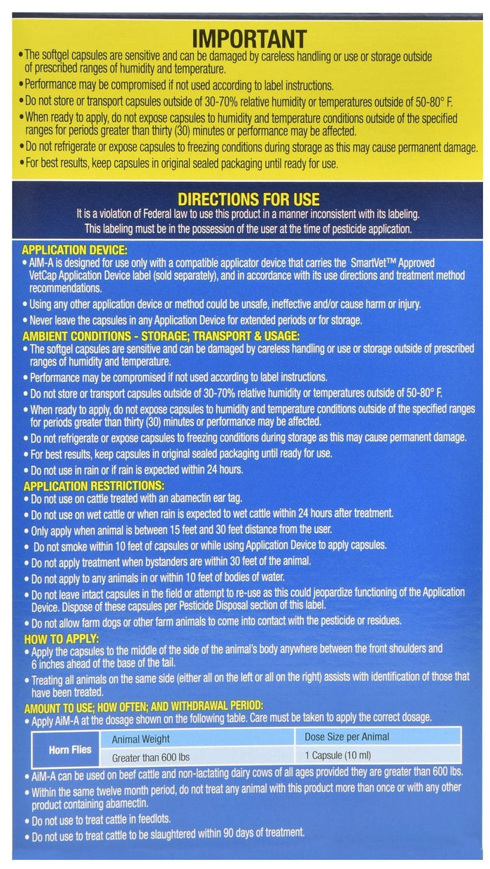 AiM - A Insecticide Gel Caps - A21J - 30 count - 2