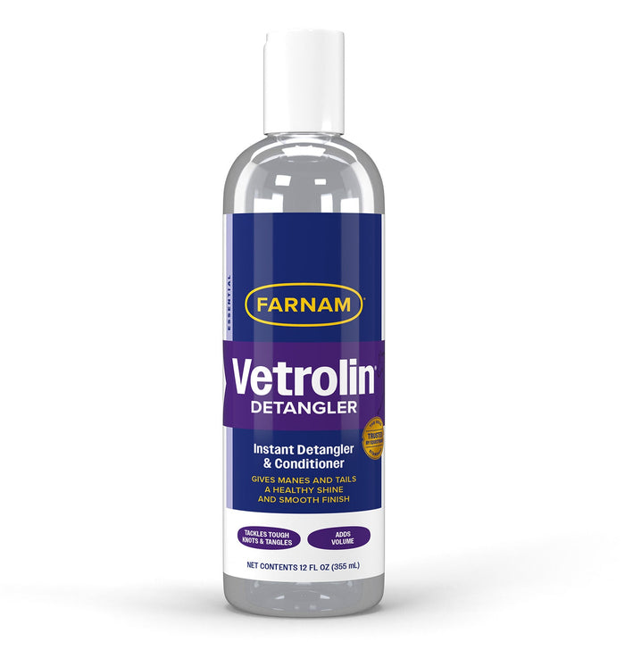 Vetrolin Detangler & Conditioner for Horse Manes & Tails, 12 oz - FAVD - 1