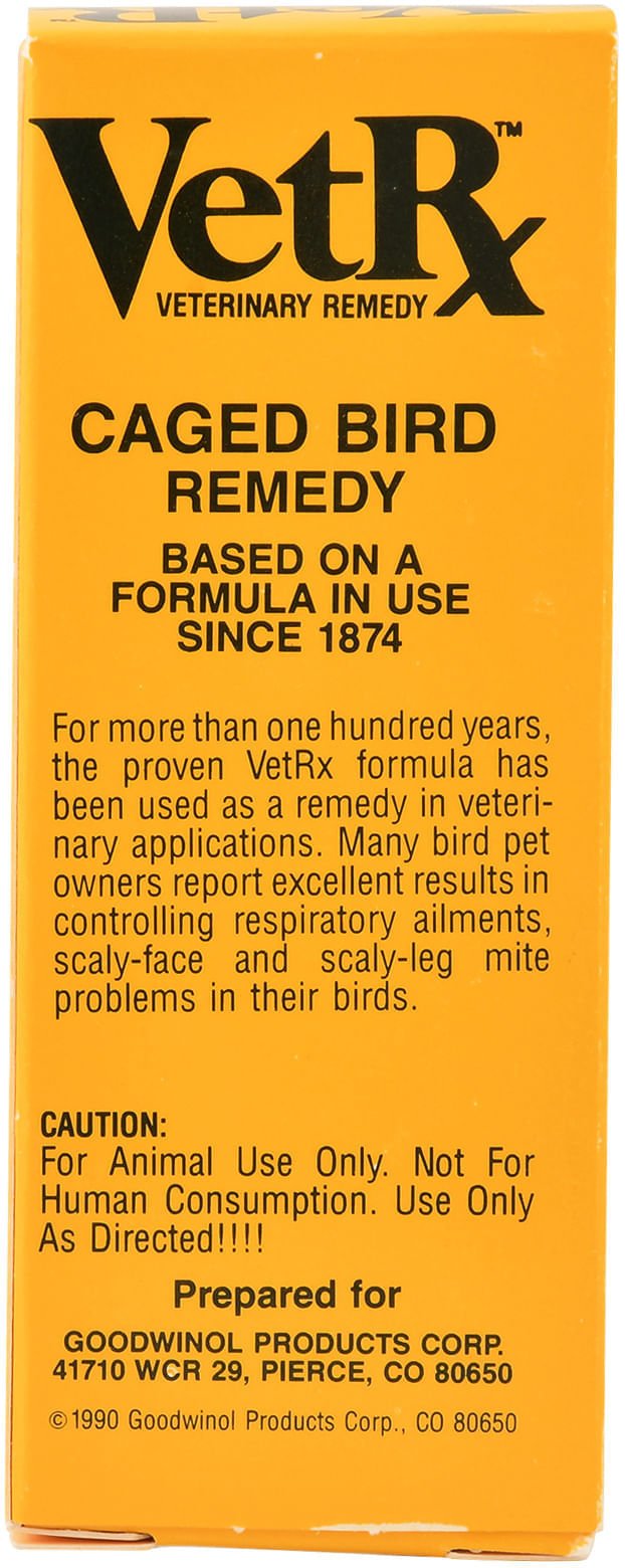 VetRx Caged Bird Remedy, 2 oz - VTC1 - 2