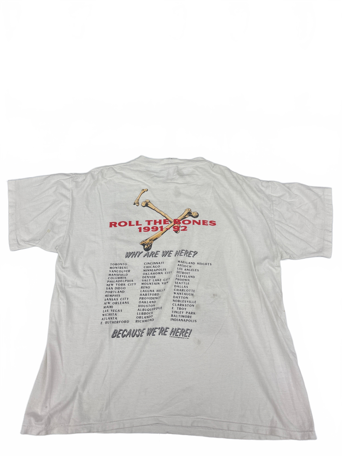 Vintage SPORTSWEAR Rush Roll The Bones Album 1991-92 Tour T Shirt