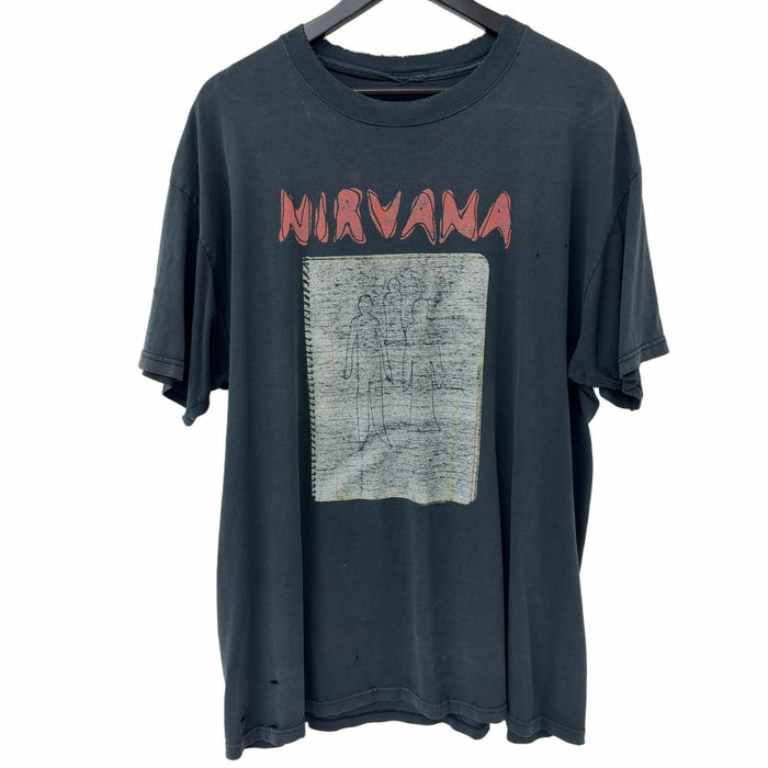 Vintage 2003 Nirvana Ghost Notebook Kurt Cobain Tee