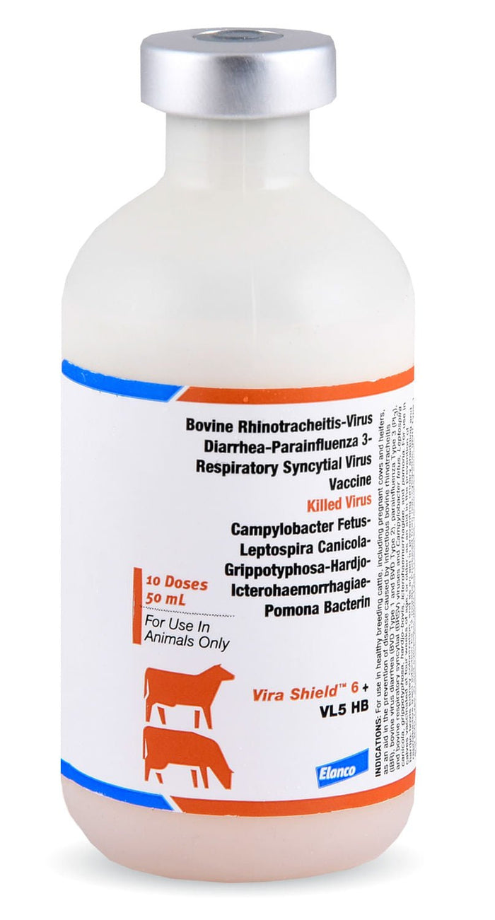 Vira Shield 6 + VL5 HB Cattle Vaccine - G5VK - 10 Dose Vial - 1