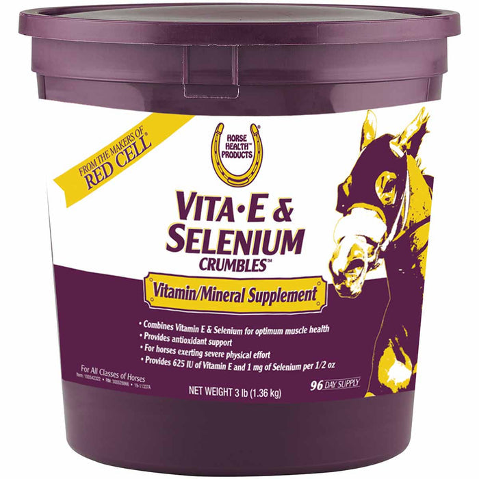 Vitamin E and Selenium Crumbles - FAMN - 3 lbs - 1