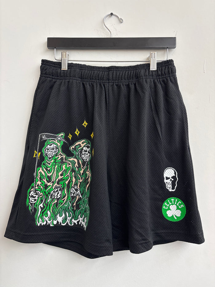 Warren Lotas X NBA Boston Celtics Shorts Black
