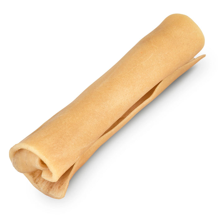 Water Buffalo Cheek Roll Natural Dog Chew - QTDAT - 12 in - 6
