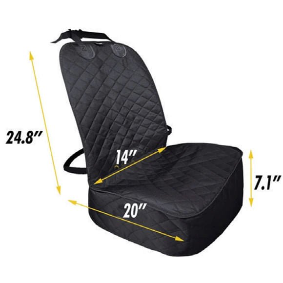 Water Resistant Adjustable Front Seat Protective Pet Cover - KL2K - 3