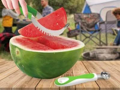Watermelon Slicer and Bonus Melon Baller DailySale