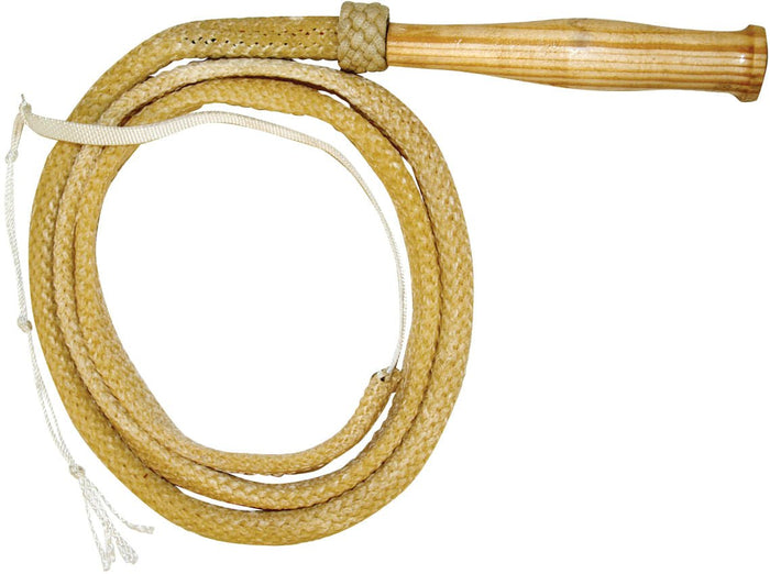 Waxed Bull Whip - S8BW - 8 ft - 3