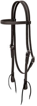 Weaver Brahma Webb Trail Gear Browband Headstall, Regular - WLCG5 - Black - 1