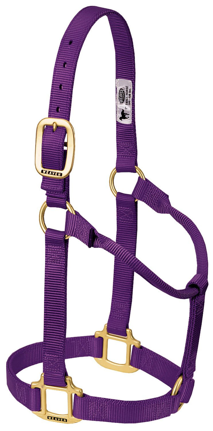 Weaver Original Nylon Horse Halter - WLC2G7 - Purple - Small - 8