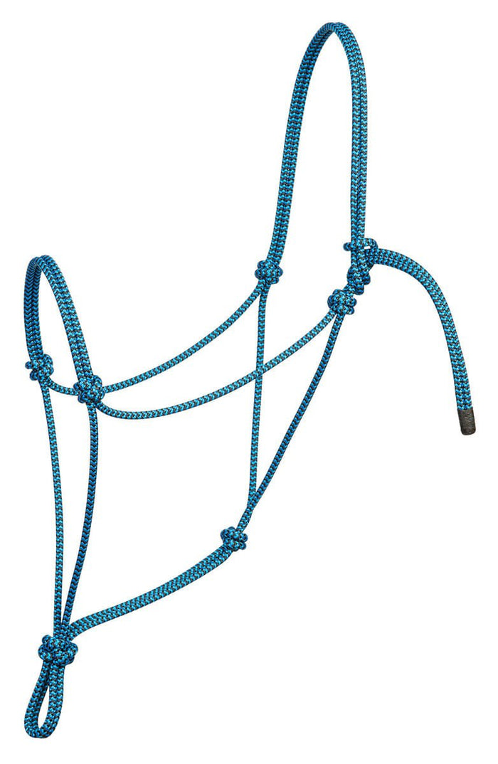 Weaver Silvertip Big Sky Rope Halter, Full Size - WEA9U - Blue/Black - 4